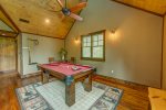 Loft Area with Pool Table